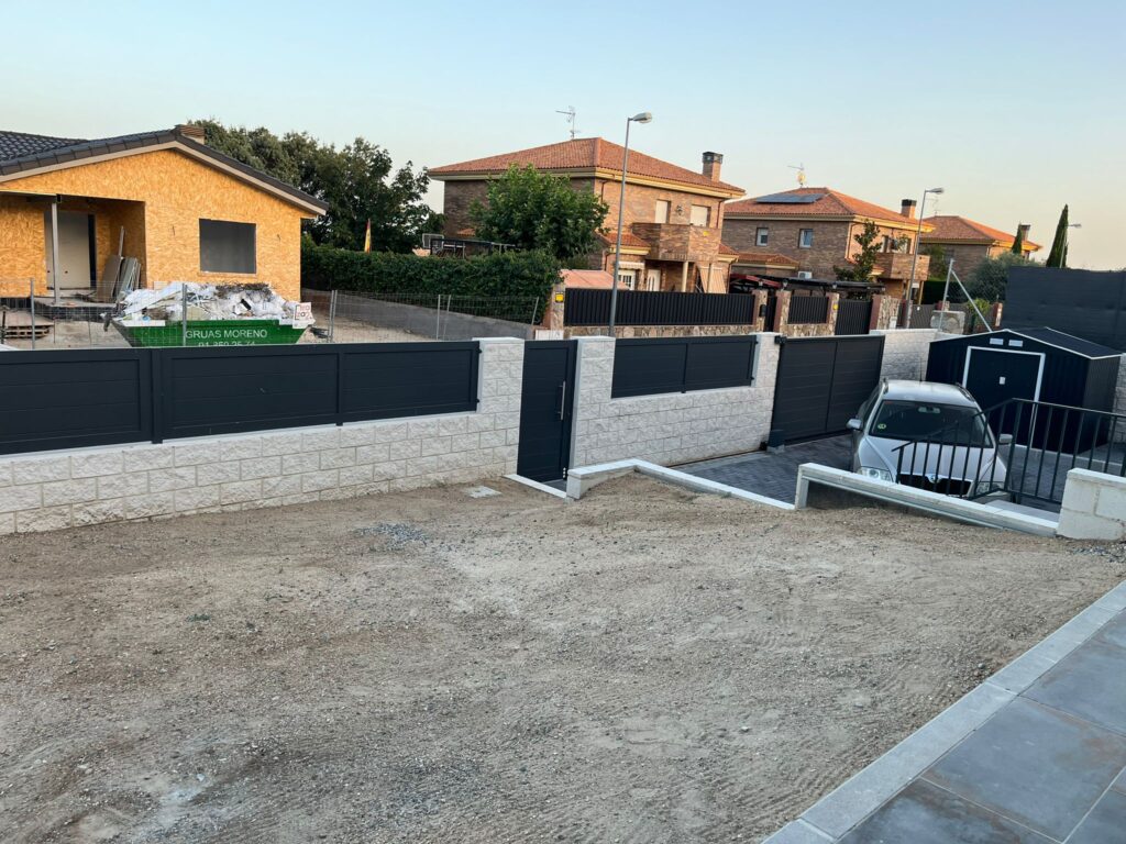 Vallado casa steel frame